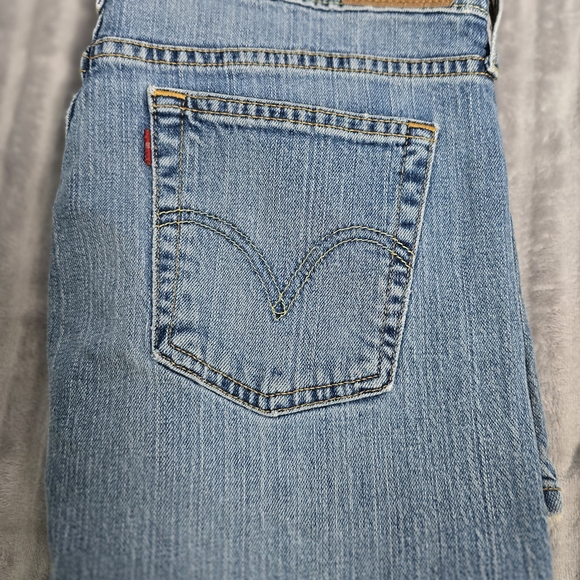 Levi’s 735 Bootcut Jeans Women 32x32 Light Wash Stretch Cowgirl Western Denim559 - Picture 10 of 10